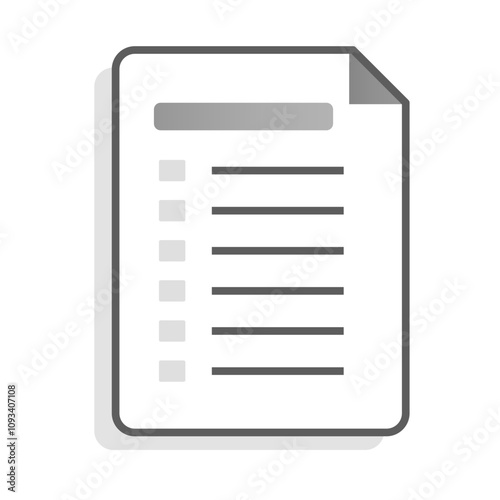 Listing Ready to Be Submitted Icon – Checklist on Page, Representing Pre-Submission Status and Preparation