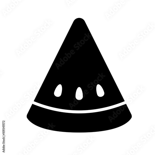 Fruit solid icon isolate transparent