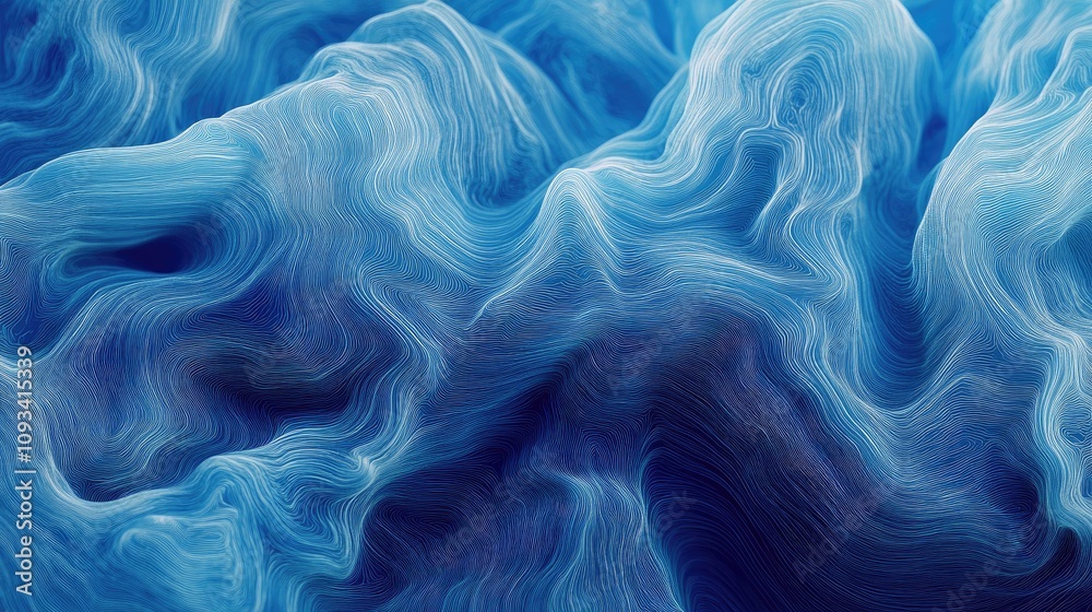 Wavy blue abstract background featuring flowing lines and gradients, ideal for web design and presentation uses. Wavy blue abstract background featuring flowing lines and gradients, ideal for web design and presentation uses.