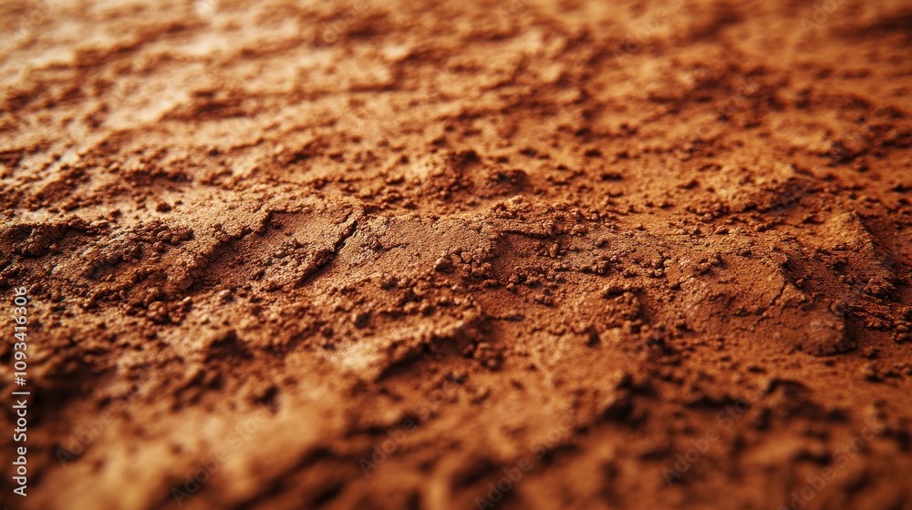 Close-up of rich, textured soil revealing intricate patterns and earthy tones. Close-up of rich, textured soil revealing intricate patterns and earthy tones.
