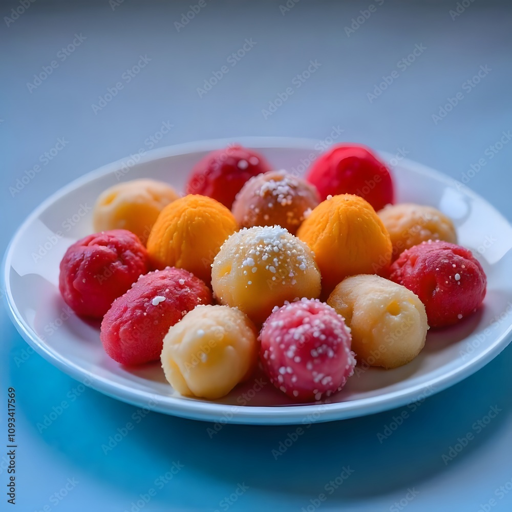 close up of colorful tasty delicious desert fresh sweets. colorful tasty sweets in a plate. close up of colorful tasty delicious desert fresh sweets. colorful tasty sweets in a plate.
