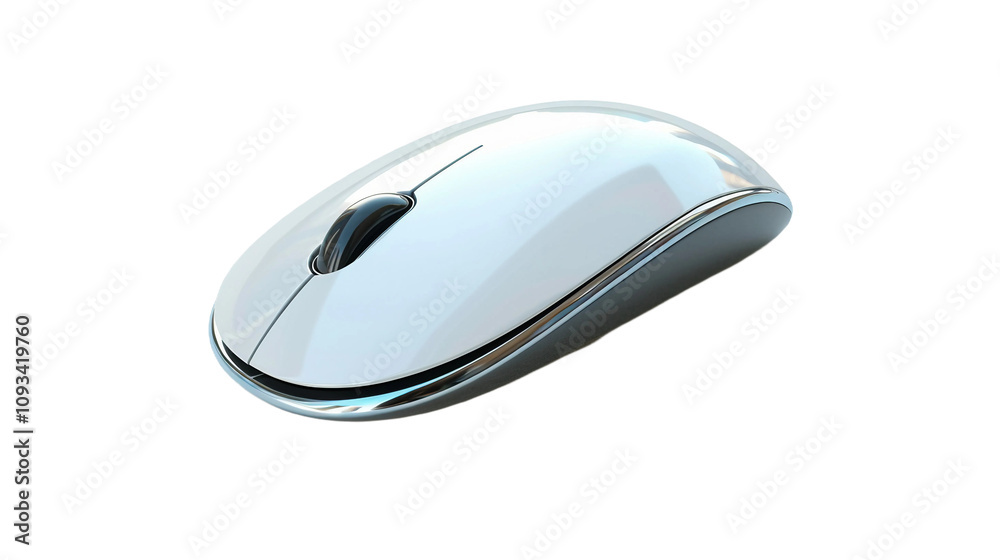 Compact Portable Bluetooth Mouse on transparent background PNG. Compact Portable Bluetooth Mouse on transparent background PNG.