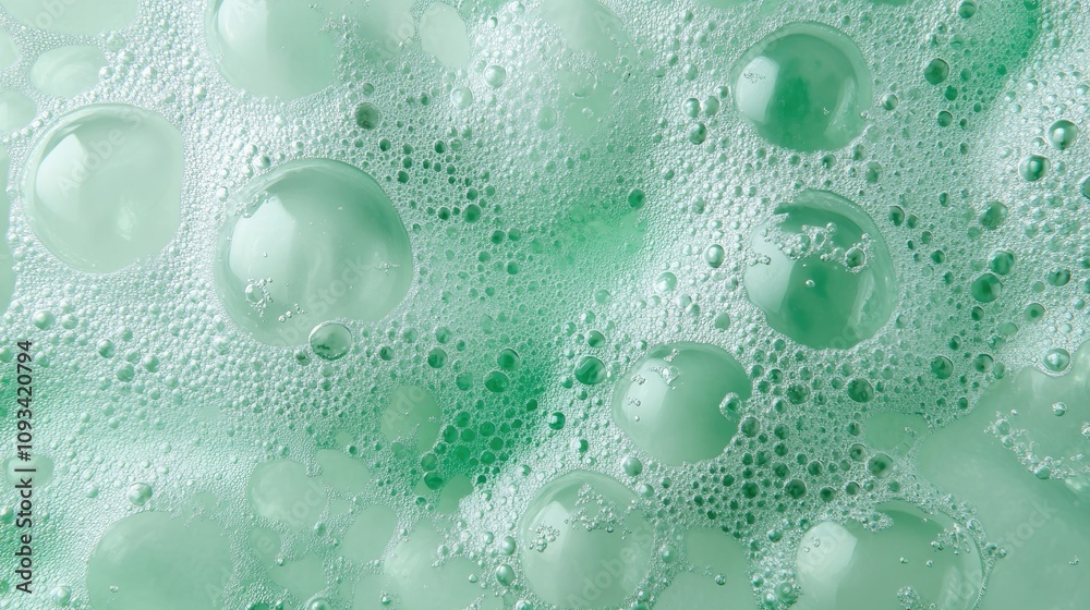 Molecular ingredients with green bubbles creating a vibrant beauty concept ideal for cosmetic product designs and natural skincare themes. Molecular ingredients with green bubbles creating a vibrant beauty concept ideal for cosmetic product designs and natural skincare themes.