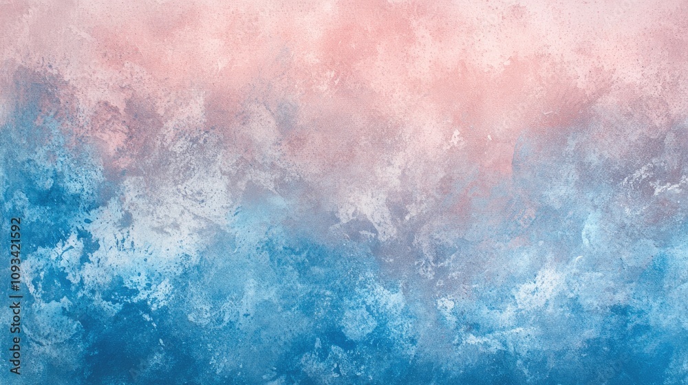 Blissful soft pink and blue watercolor gradient blending seamlessly with textured clouds, creating a serene and calming backdrop. Blissful soft pink and blue watercolor gradient blending seamlessly with textured clouds, creating a serene and calming backdrop.