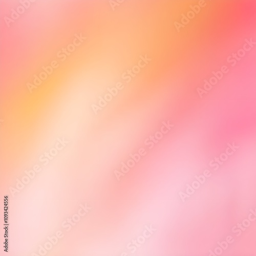 Soft Abstract Background in Shades of Pink and Orange with Gentle Gradients for Creative and Relaxing Design Projects, Perfect for Inviting Atmosphere and Warmth