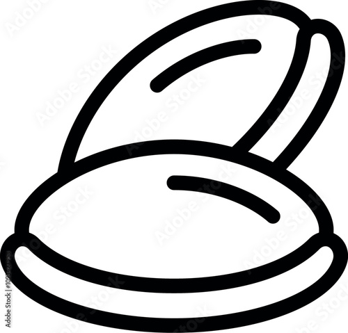 Contact lenses icon symbolizes improved vision, offering a convenient alternative to traditional eyeglasses for correcting refractive errors