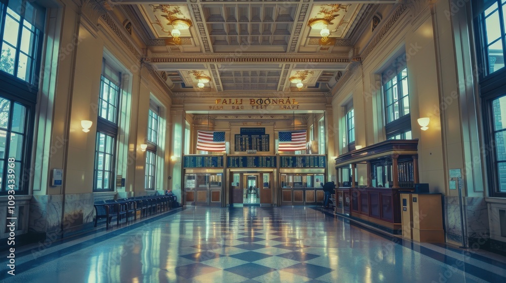 Fototapeta premium Post Office, Federal Income Taxes