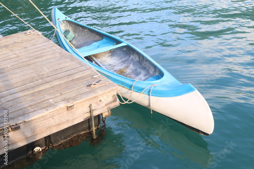 old boat on the water