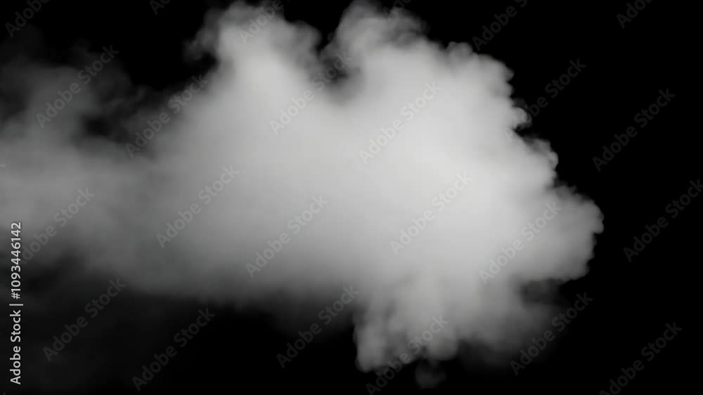 White smoke emerges and expands against a black background, creating an intriguing visual effect. The interplay of light and shadow enhances the mysterious atmosphere, evoking a sense of depth White smoke emerges and expands against a black background, creating an intriguing visual effect. The interplay of light and shadow enhances the mysterious atmosphere, evoking a sense of depth