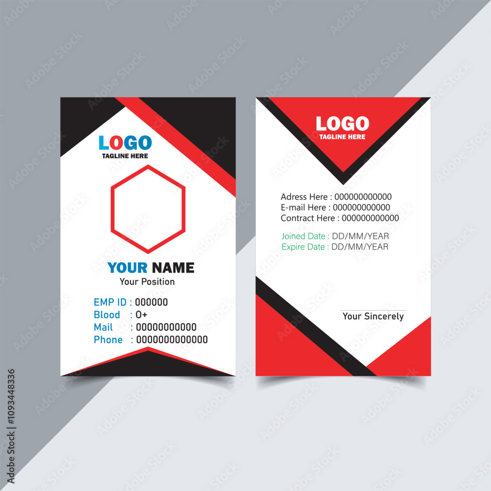 Id Card Design Template Id Card Design Template