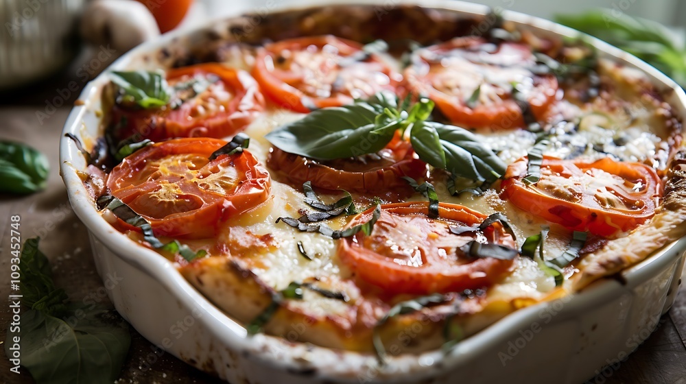 There was a hint of tomato sauce seeping into the top layer giving it a tart There was a hint of tomato sauce seeping into the top layer giving it a tart