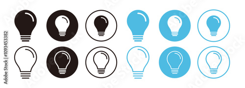 light bulb icon,idea inspiration icon