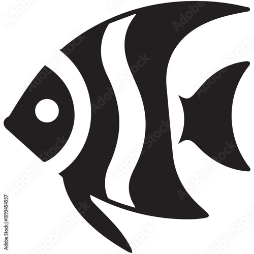 Adobe Illustrator Artwork Hand drawn of golden chaetodon
