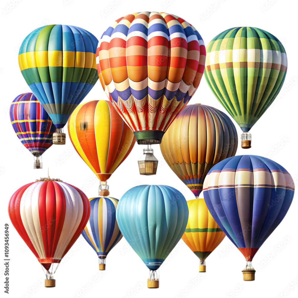 Obraz premium hot air balloons