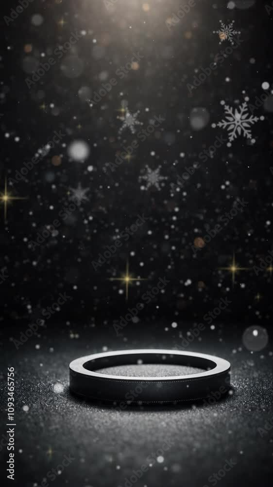 Christmas background banner with blank space for text, snowfall, looping time-lapse, 4k, christmas tree, vertical video Christmas background banner with blank space for text, snowfall, looping time-lapse, 4k, christmas tree, vertical video