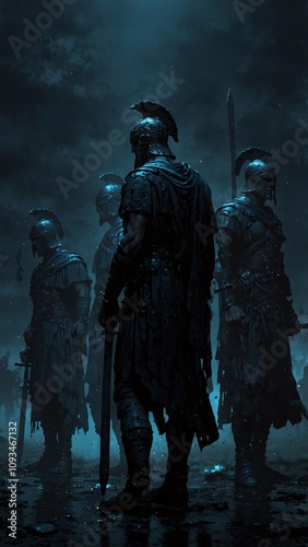 Spartan warriors anime style