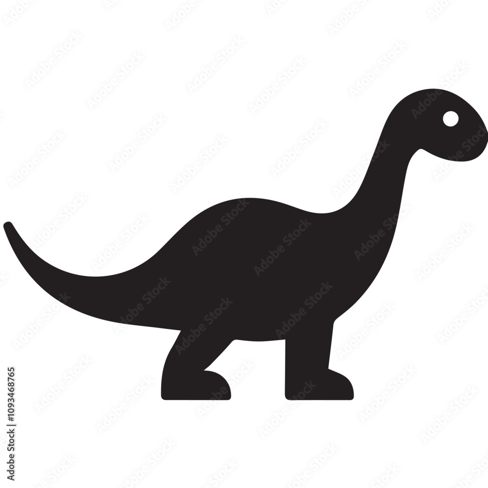Fototapeta premium Adobe Illustrator Artwork Prehistory with dinosaurs volcano. Nature and reptile, tree palm, cartoon wild animal 