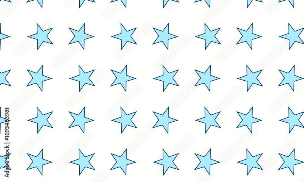 Children s star pattern for print and packaging. Children s star pattern for print and packaging.