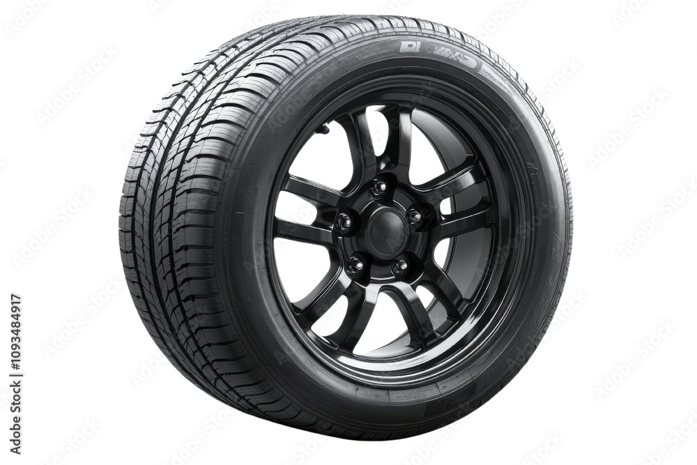 Car tire isolated on transparent background Car tire isolated on transparent background
