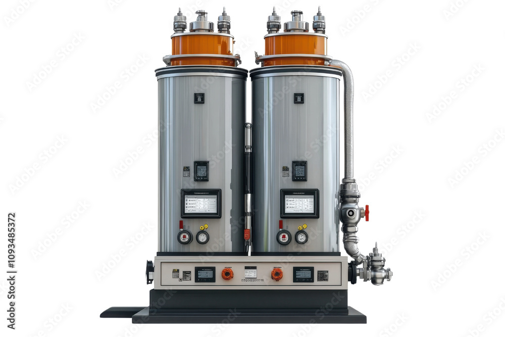 Fototapeta premium Water warming apparatus isolated on transparent background