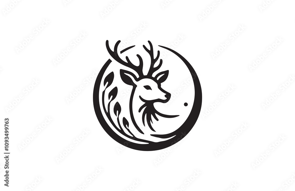 deer silhouette vector outline art illustration logo design
deer silhouette vector outline art illustration logo design