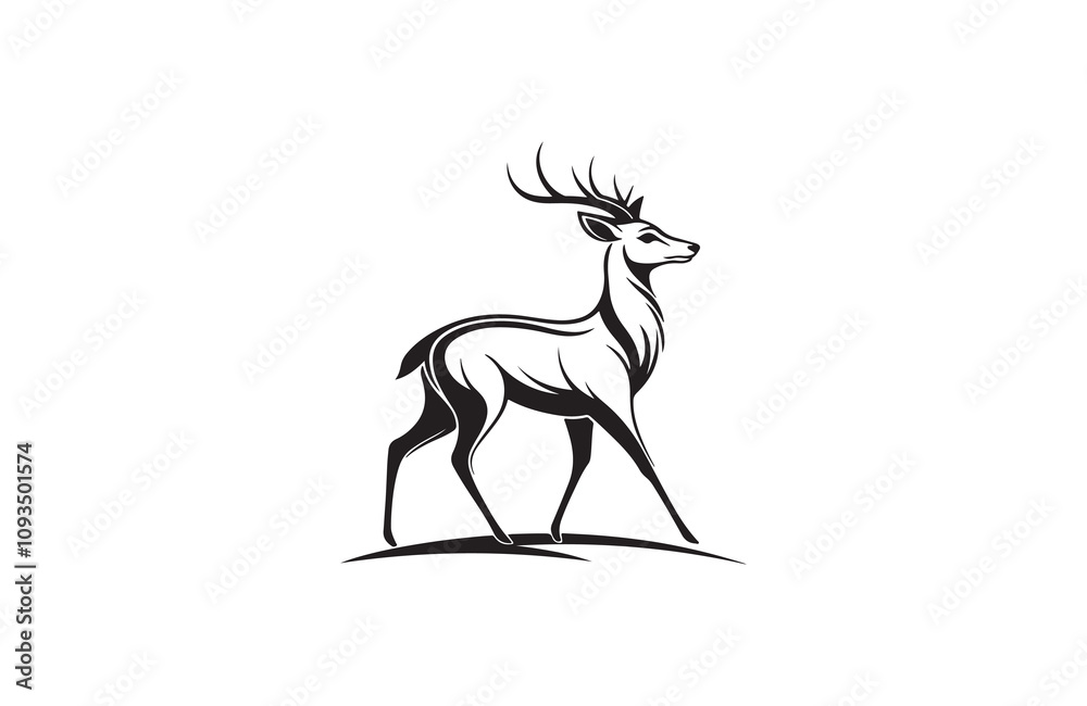 deer silhouette vector outline art illustration logo design
deer silhouette vector outline art illustration logo design