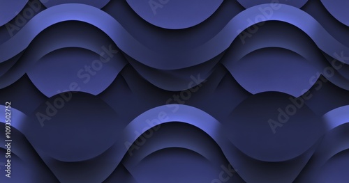 Waves seamless pattern. Modern abstract illustration.