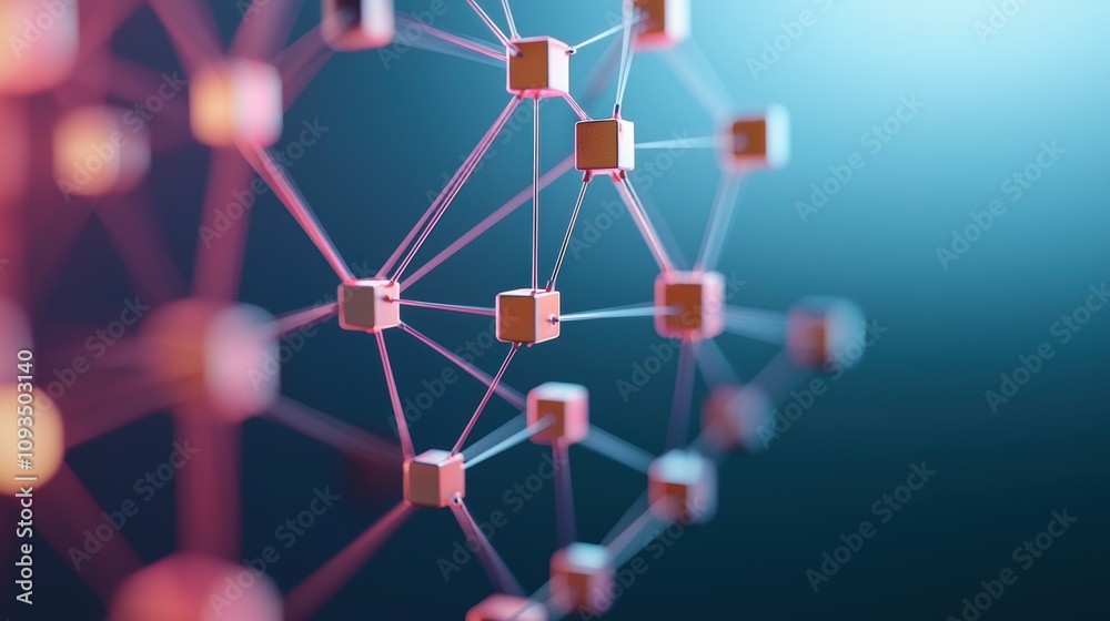 A close up shot of a computer screen displaying a complex network of interconnected nodes, representing global communication networks. A close up shot of a computer screen displaying a complex network of interconnected nodes, representing global communication networks.