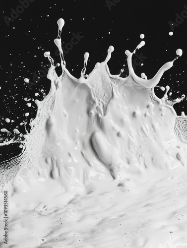 Elegant Milk Splash photo