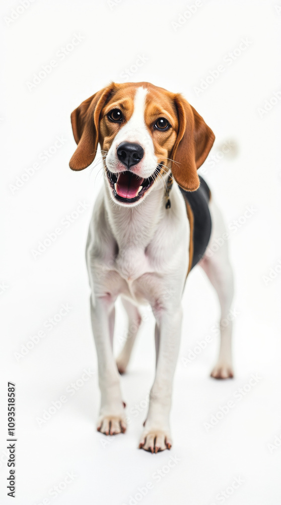 Playful Young Beagle Dog Posing and Looking Cute Playful Young Beagle Dog Posing and Looking Cute