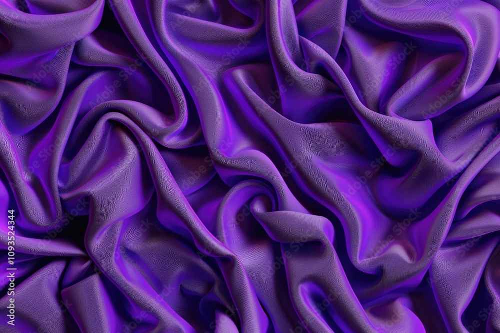 Fototapeta premium A close-up shot of purple fabric with intricate details