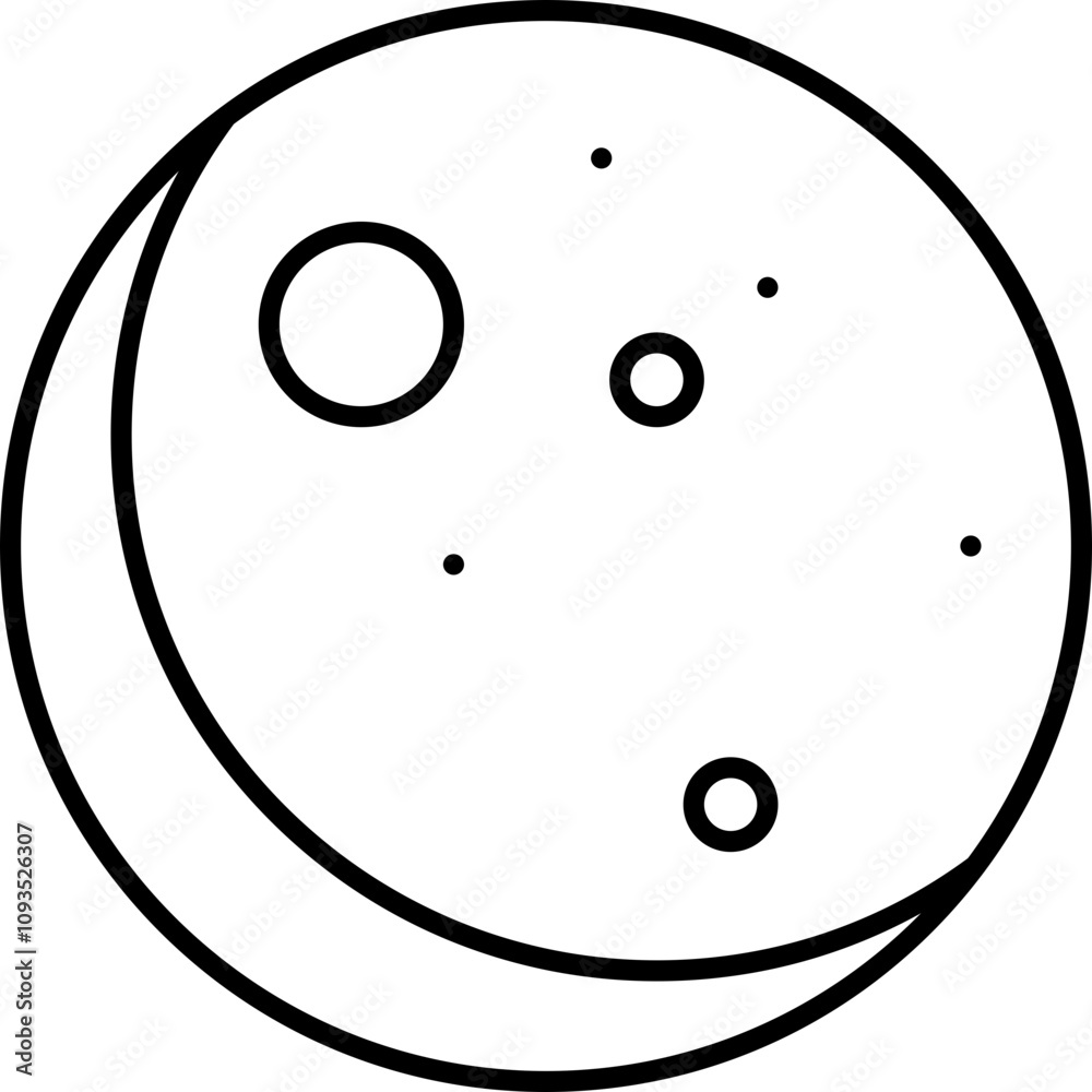 Fototapeta premium New Moon