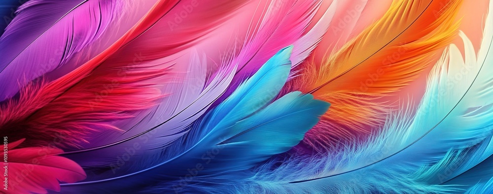 custom made wallpaper toronto digitalColorful feathers background, colorful feather texture