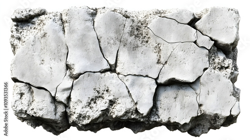 Wallpaper Mural realistic texture of rough concrete with cracks and a matte finish Torontodigital.ca