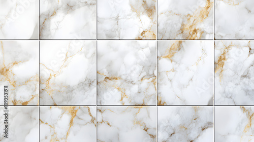 Wallpaper Mural glossy ceramic tile texture with a polished surface and soft reflections Torontodigital.ca