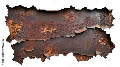 Wallpaper Mural A detailed texture of rusty metal with patches of corrosion and peeling paint Torontodigital.ca