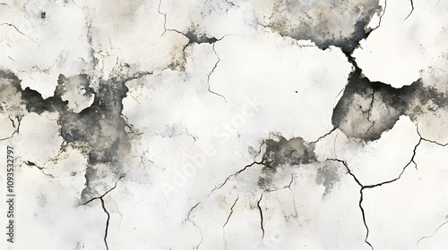 Wallpaper Mural cracked dry earth texture with realistic cracks and dusty tones Torontodigital.ca