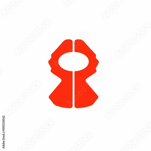 Monogram logo mark art design