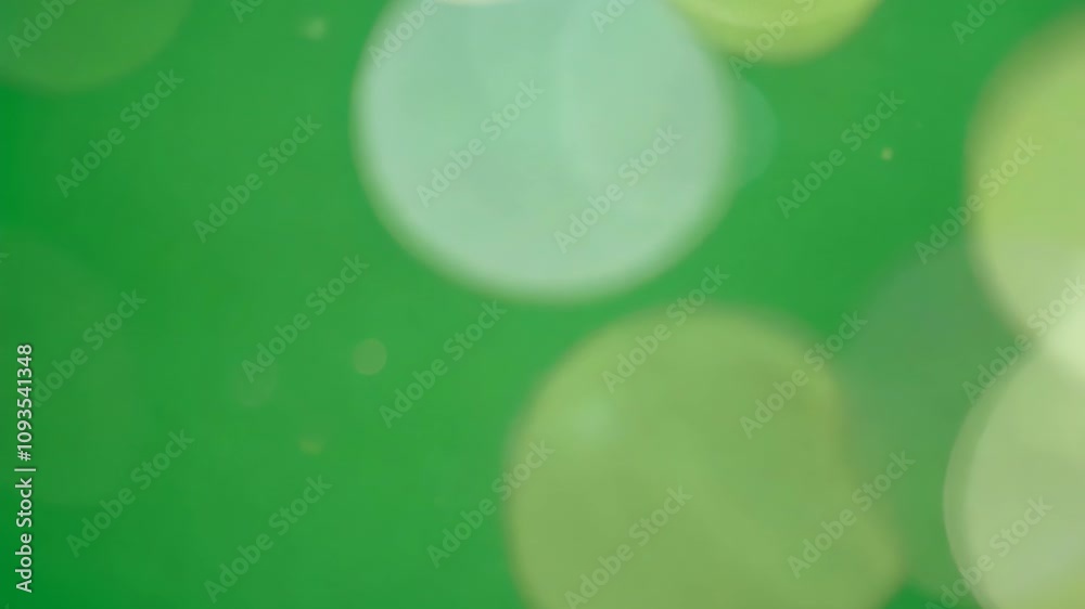 Green Abstract with Soft Bokeh