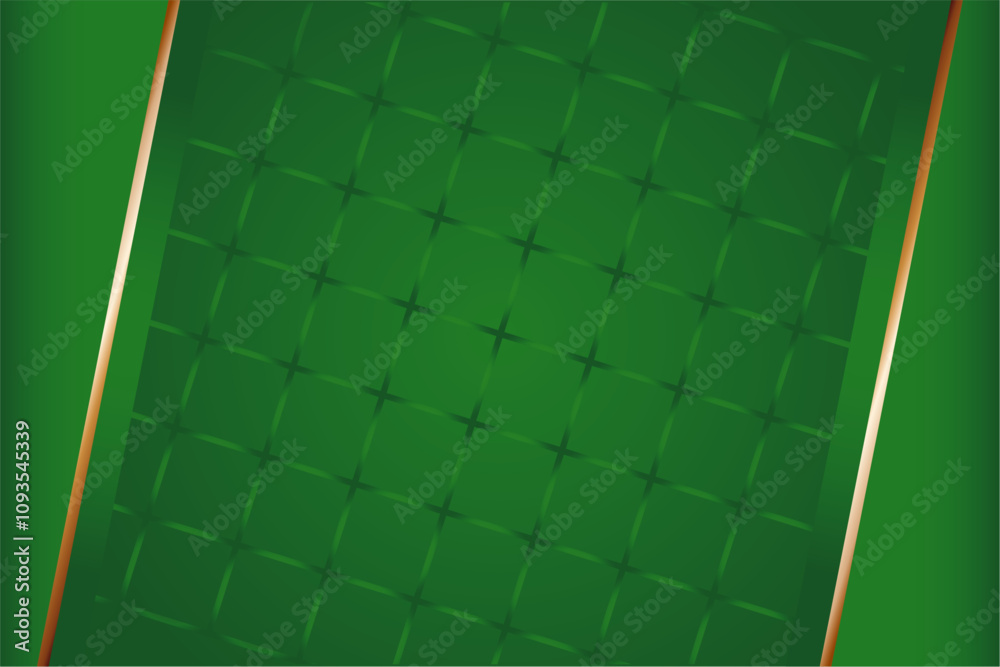 Luxurious green background with gold accents. A stylish and luxury design, perfect for banners, web layouts, and elegant backdrops, vector illustration. Luxurious green background with gold accents. A stylish and luxury design, perfect for banners, web layouts, and elegant backdrops, vector illustration.