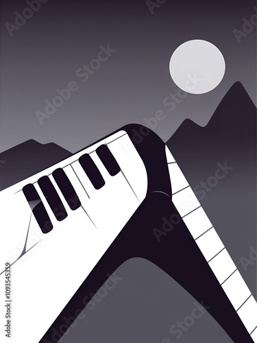 Melodica vector icon photo