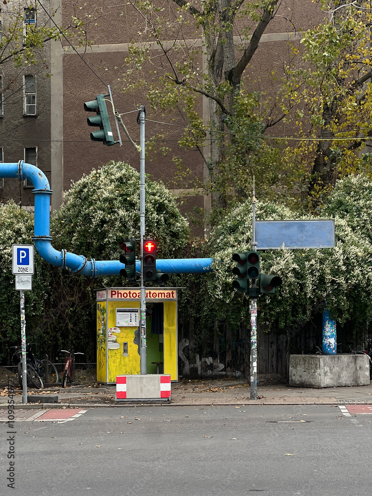 Iconic automatic photo or photoautomat, Germany, Berlin Iconic automatic photo or photoautomat, Germany, Berlin