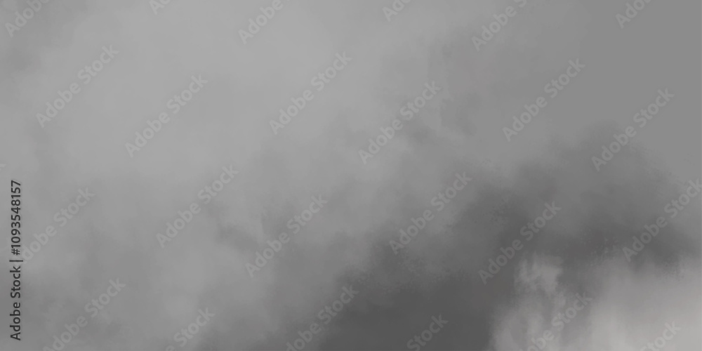 Naklejka premium Dreamy Pastel Landscape with Smoke and Cloud Swirls – Watercolor Texture and Brush Pattern in Light and Dark Tones for Elegant Artistic Wallpaper or Background Use.