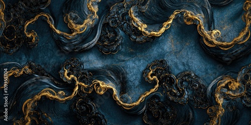 Abstract Ocean Waves