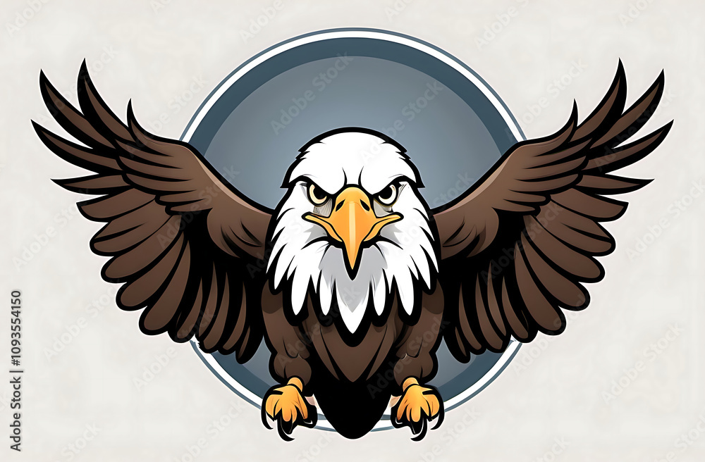 Obraz premium High quality illustration of a eagle, for logo and icons 
