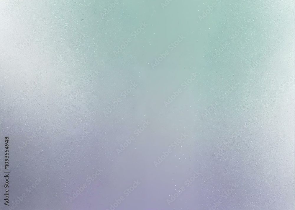 Frosted Silver Metallic Surface with Soft Lavender and Mint Gradient Finish
