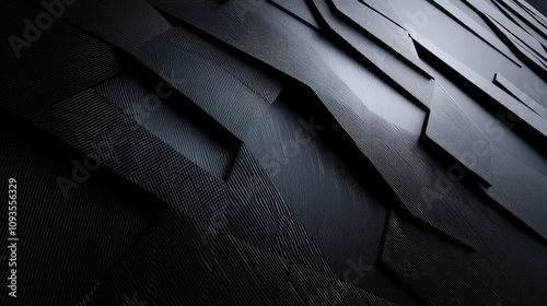 Abstract dark geometric texture background. photo