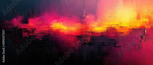 Futuristic Cityscape at Sunset