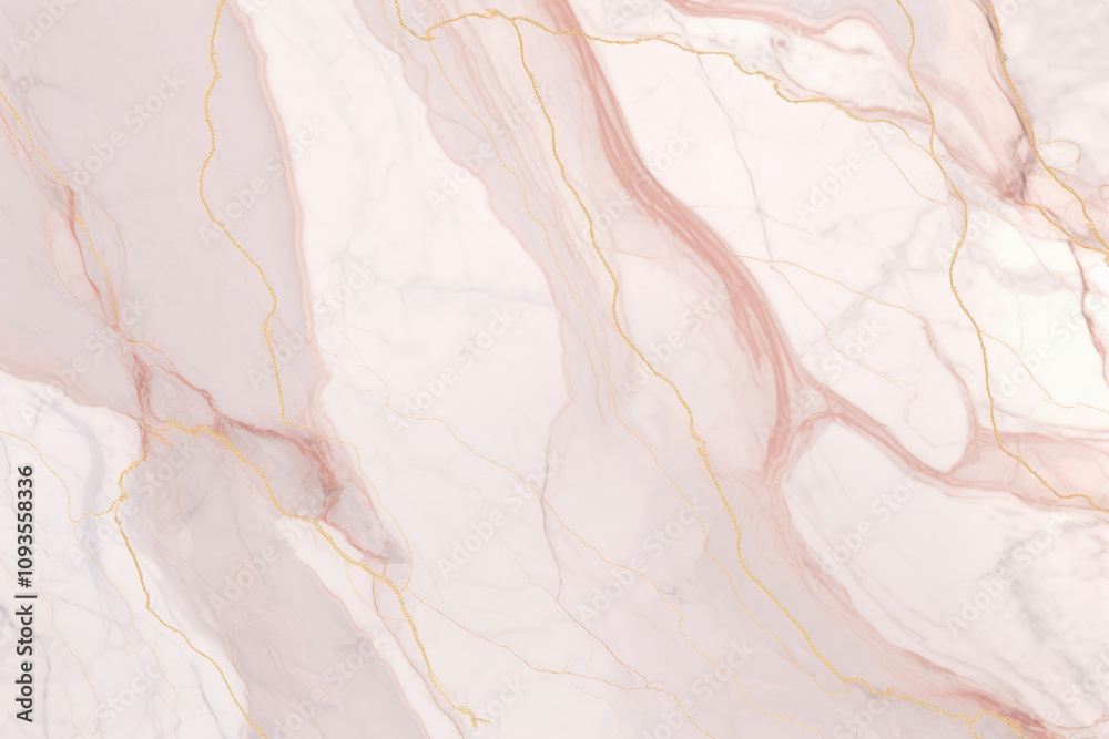 A sophisticated pink and white marble texture interlaced with elegant gold veins creating a soft, swirling effect. A sophisticated pink and white marble texture interlaced with elegant gold veins creating a soft, swirling effect.