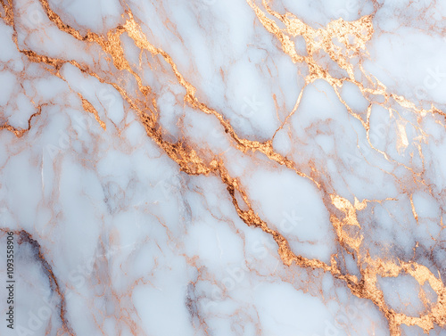 Blue marble background beautifully accented with flowing golden veins for an elegant and refined appearance. photo